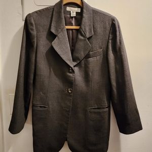 Vintage Wool Long Jacket, PRE-OWNED